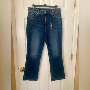 Express Dark Blue Flare Jeans